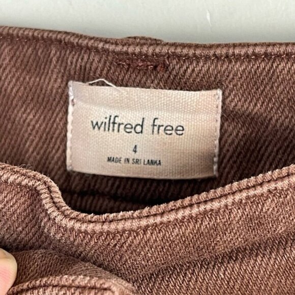 Aritzia Wilfred Free Modern high rise Cargo Pant in Gd Cognac size 4 - Picture 14 of 15